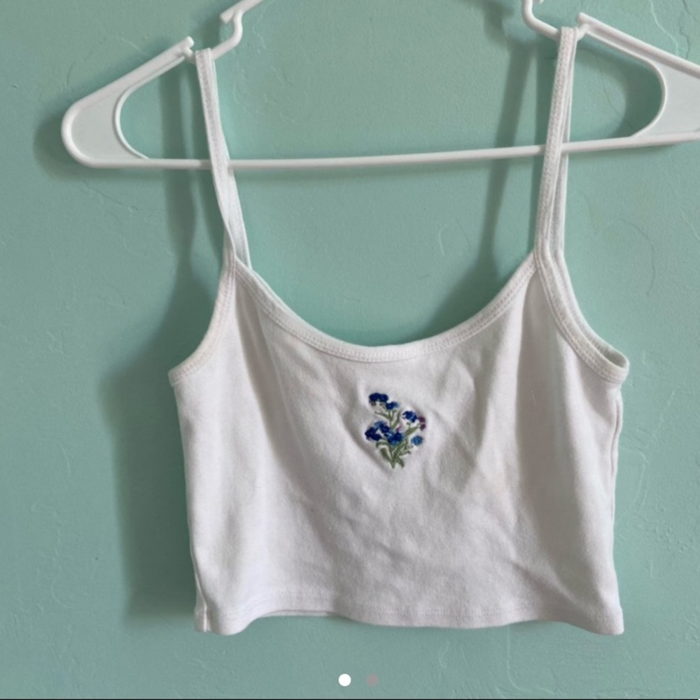 RARE Brandy Melville Forget me not Floral Tank Top